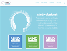 Tablet Screenshot of mindprofessionals.com